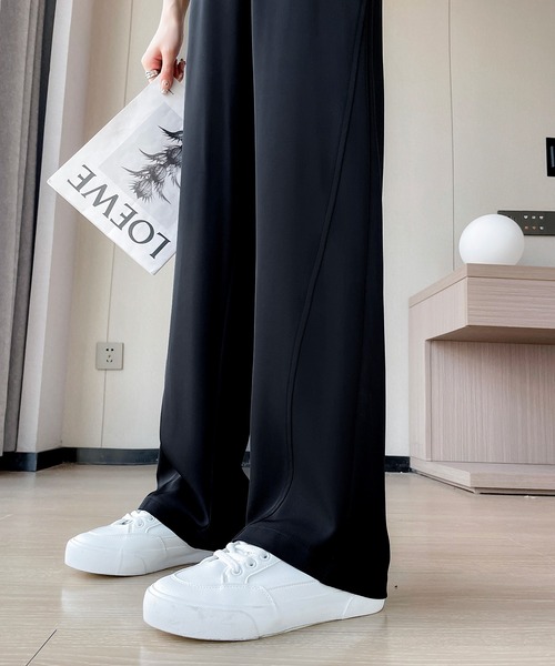 aimoha（アイモハ）の「【Aimoha】ハイウエストストレートパンツ（その他パンツ・レディース・ホワイト/ブラック・X-SMALL/SMALL/MEDIUM/LARGE/X-LARGE）」の20枚目の写真