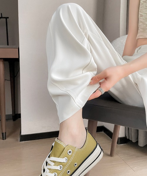 aimoha（アイモハ）の「【Aimoha】ハイウエストストレートパンツ（その他パンツ・レディース・ホワイト/ブラック・X-SMALL/SMALL/MEDIUM/LARGE/X-LARGE）」の6枚目の写真