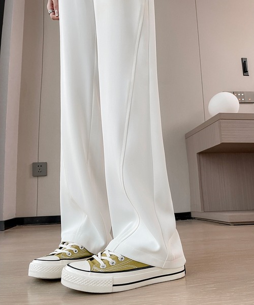 aimoha（アイモハ）の「【Aimoha】ハイウエストストレートパンツ（その他パンツ・レディース・ホワイト/ブラック・X-SMALL/SMALL/MEDIUM/LARGE/X-LARGE）」の10枚目の写真