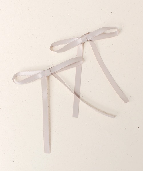 クリーム色 テディベア リボン付き 色変更可 グレースリボン 赤 黒 × アンティークホワイト レース