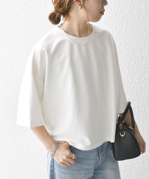 トップス eri SHIPS any:〈手洗い可能〉モールヤーン クルーネック ロゴ 千鳥柄 プル