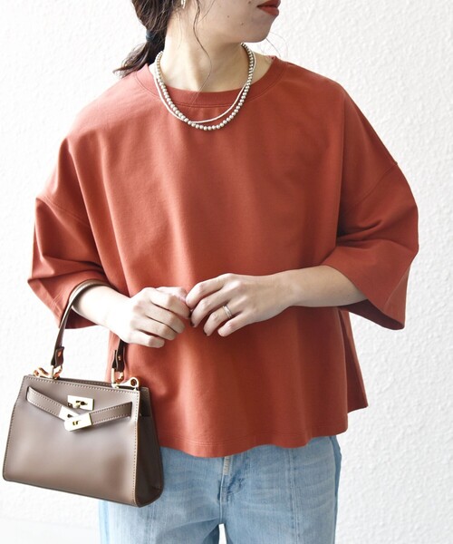 トップス eri SHIPS any:〈手洗い可能〉モールヤーン クルーネック ロゴ 千鳥柄 プル