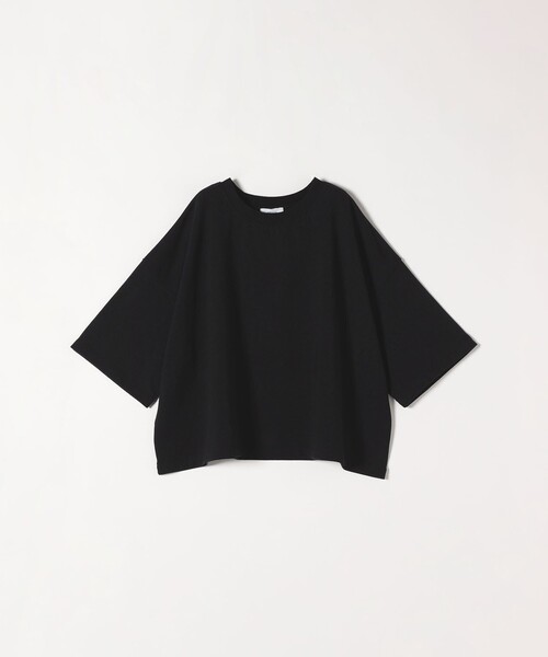 SHIPS any:〈洗濯機可能〉インレイ ハーフスリーブ ショートTEE