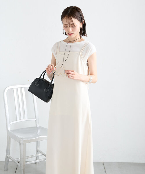 mystic（ミスティック）の「【サイズ展開あり】レイヤードキャミワンピース（ワンピース・レディース・レッド/オフホワイト/ブラック・1/2）」の10枚目の写真