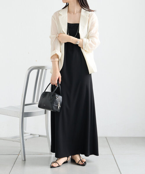 mystic（ミスティック）の「【サイズ展開あり】レイヤードキャミワンピース（ワンピース・レディース・レッド/オフホワイト/ブラック・1/2）」の11枚目の写真