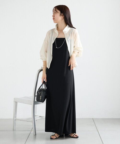 mystic（ミスティック）の「【サイズ展開あり】レイヤードキャミワンピース（ワンピース・レディース・レッド/オフホワイト/ブラック・1/2）」の12枚目の写真