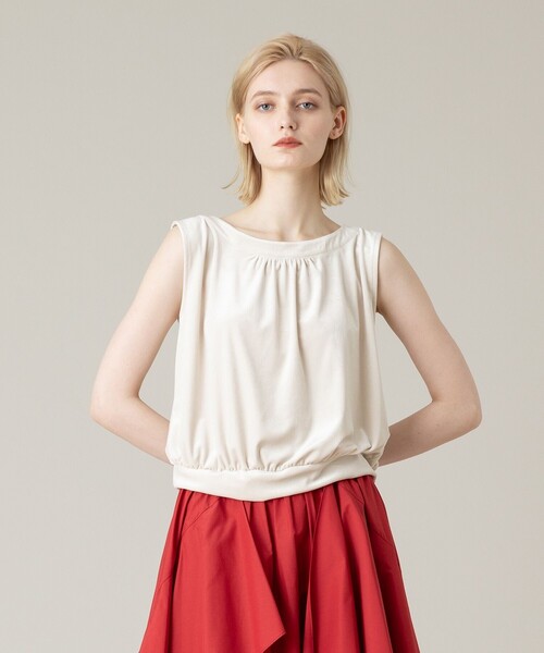 LOULOU WILLOUGHBY(ルルウィルビー)の「【LOULOU WILLOUGHBY】ベロア2WAYプルオーバー(その他トップス・レディース・ライトベージュ/モカ・2)」の2枚目の写真