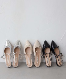 CLEIO（クレイオ）の「【CLEIO】リボンポインテッドパンプス（パンプス）」