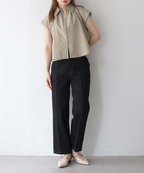 CLEIO(クレイオ)の「【CLEIO】リボンポインテッドパンプス(パンプス・レディース・シルバー/アイボリー/ブラック・23/24/22.5/24.5/23.5)」の6枚目の写真