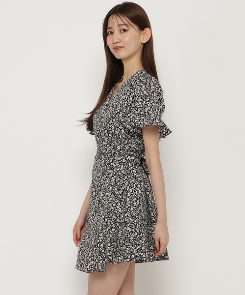 ⭐︎値下げ⭐︎レディアゼル⭐︎カシュクールフレアミニワンピース セール】カシュクールフリルミニワンピース（ワンピース