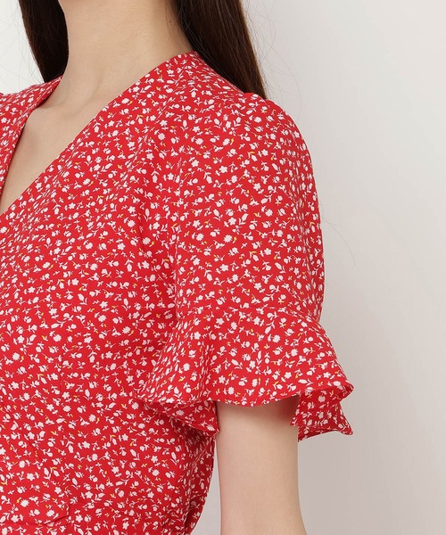 REDYAZEL（レディアゼル）の「カシュクールフリルミニワンピース（ワンピース・レディース・レッド/オフホワイト/ブラック・FREE）」の20枚目の写真