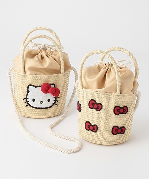 petit main(プティマイン)の「【サンリオ】KITTY2wayポシェット(ショルダーバッグ・キッズ・オフホワイト/レッド・FREE)」の3枚目の写真