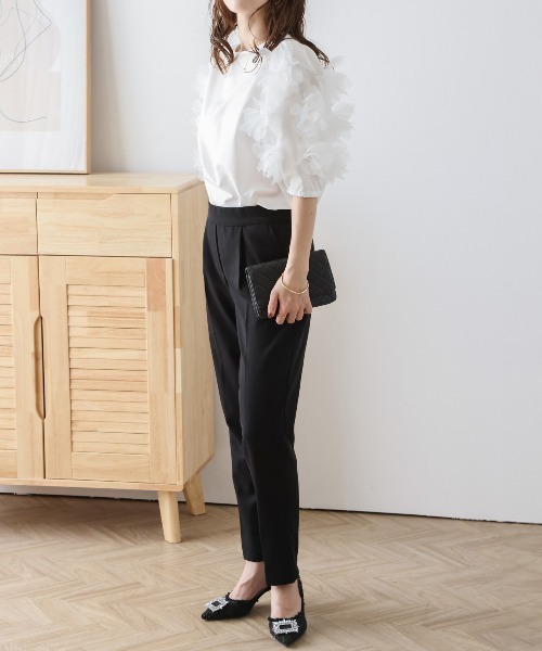 ショルダーフラワーブラウス（シャツ/ブラウス）｜AMELY（エミリー）