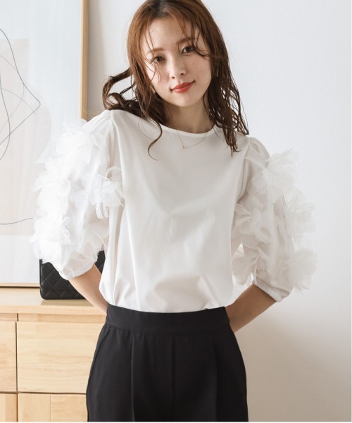 ショルダーフラワーブラウス（シャツ/ブラウス）｜AMELY（エミリー）