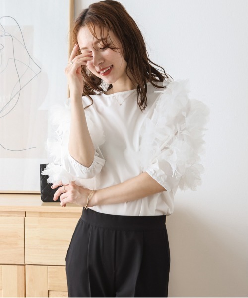 ショルダーフラワーブラウス（シャツ/ブラウス）｜AMELY（エミリー）