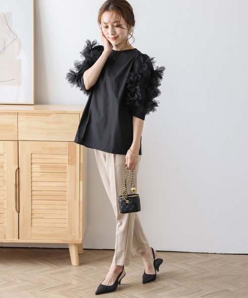 ショルダーフラワーブラウス（シャツ/ブラウス）｜AMELY（エミリー）