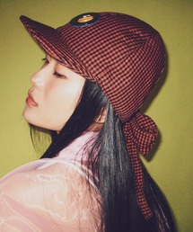 MONDEWORK（モンドワーク）の「circle check kilt cap（キャップ）」