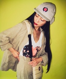 MONDEWORK（モンドワーク）の「circle check kilt cap（キャップ）」