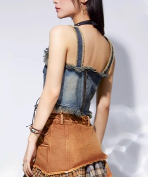 キャミソール A'GEM/9 × .kom 「.KOM/ドットケーオーエム」 ドットキャミソール A'GEM/9 × .kom 『.KOM/ドットケーオーエム』 ドット