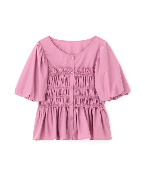 PROPORTION BODY DRESSING（プロポーションボディドレッシング）の「ギャザーペプラムブラウス / 1214210504（シャツ/ブラウス・レディース・ブルー/ピンク/ホワイト系その他・FREE）」の21枚目の写真