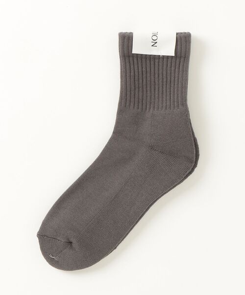 ESTNATION（エストネーション）の「ESTNATION / ベーシックショートソックス（ソックス/靴下・メンズ・オレンジ/ブルー/ブラック/ホワイト/チャコールグレー・FREE）」の3枚目の写真