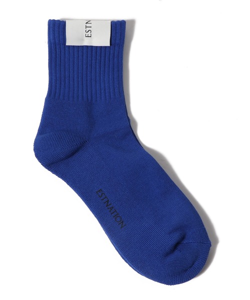 ESTNATION（エストネーション）の「ESTNATION / ベーシックショートソックス（ソックス/靴下・メンズ・オレンジ/ブルー/ブラック/ホワイト/チャコールグレー・FREE）」の4枚目の写真