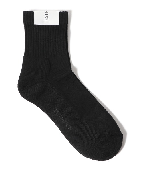 ESTNATION（エストネーション）の「ESTNATION / ベーシックショートソックス（ソックス/靴下・メンズ・オレンジ/ブルー/ブラック/ホワイト/チャコールグレー・FREE）」の2枚目の写真