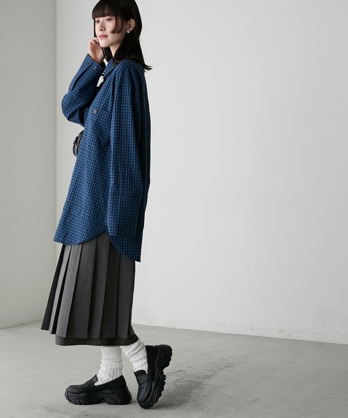 forksy.（フォルクシー）の「【forksy.】ボリュームスニーカーソールコインローファー（スニーカー・レディース・シルバー/ブラウン/ブラック/ブラウン系1・L/M/S/LL）」の22枚目の写真