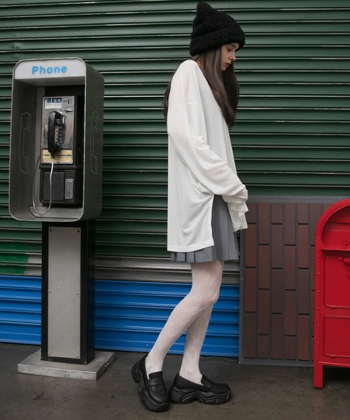 forksy.（フォルクシー）の「【forksy.】ボリュームスニーカーソールコインローファー（スニーカー・レディース・シルバー/ブラウン/ブラック/ブラウン系1・L/M/S/LL）」の6枚目の写真