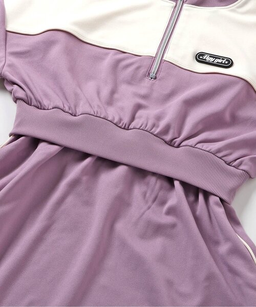 algy(アルジー)の「【ACTIVE・吸水速乾】ジャージワンピ(ワンピース・キッズ・ネイビー/ピンク・XXX-SMALL/XX-SMALL/X-SMALL/MEDIUM/SMALL)」の12枚目の写真
