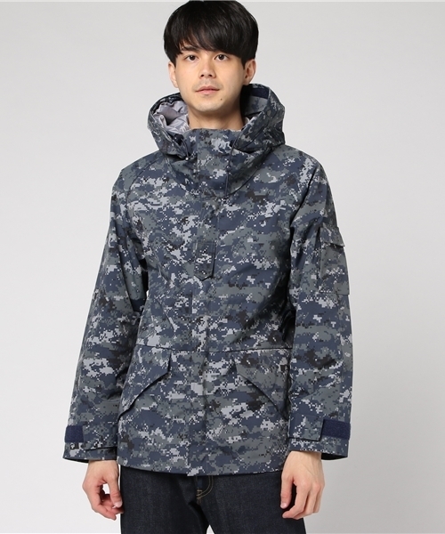 HOUSTON（ヒューストン）の「【HOUSTON 】ECWCSパーカ（ナイロンジャケット・メンズ・ブラック/その他/オリーブドラブ/ウッドランド/キャメル/その他1/その他2/その他3/オレンジ・SMALL/LARGE/MEDIUM/X-LARGE/XX-LARGE）」の6枚目の写真