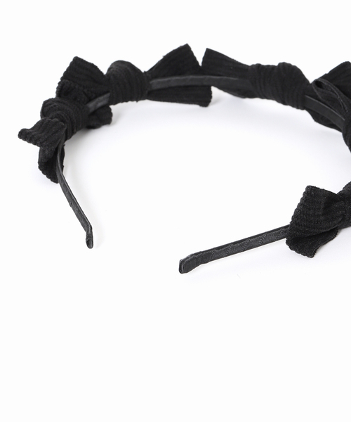 Spick & Span(スピックアンドスパン)の「TRESSE / トレス ribbon serre tete HB-12(カチューシャ・レディース・ブラック・FREE)」の4枚目の写真