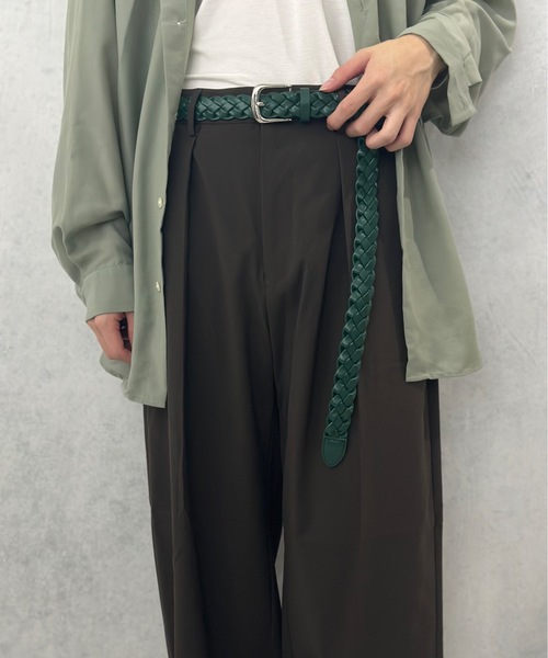 Burner（バーナー）の「【CHI SELECT】belt　ロング メッシュ ベルト chi-belt-00649（ベルト・メンズ・キャメル/ブラック/ダークブラウン/オリーブ系/ゴールド系その他2/ブラウン系その他/ホワイト系その他/レッド系その他/ライトグレー/ダークネイビー/シルバー系その他/ゴールド系その他・FREE）」の6枚目の写真