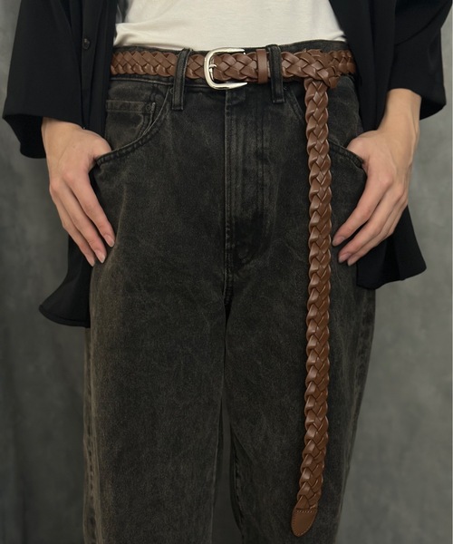 Burner（バーナー）の「【CHI SELECT】belt　ロング メッシュ ベルト chi-belt-00649（ベルト・メンズ・キャメル/ブラック/ダークブラウン/オリーブ系/ゴールド系その他2/ブラウン系その他/ホワイト系その他/レッド系その他/ライトグレー/ダークネイビー/シルバー系その他/ゴールド系その他・FREE）」の8枚目の写真