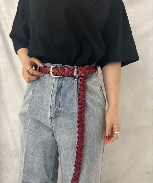 Burner（バーナー）の「【CHI SELECT】belt　ロング メッシュ ベルト chi-belt-00649（ベルト・メンズ・キャメル/ブラック/ダークブラウン/オリーブ系/ゴールド系その他2/ブラウン系その他/ホワイト系その他/レッド系その他/ライトグレー/ダークネイビー/シルバー系その他/ゴールド系その他・FREE）」の9枚目の写真