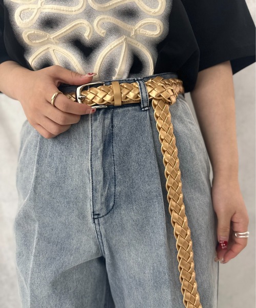 Burner（バーナー）の「【CHI SELECT】belt　ロング メッシュ ベルト chi-belt-00649（ベルト・メンズ・キャメル/ブラック/ダークブラウン/オリーブ系/ゴールド系その他2/ブラウン系その他/ホワイト系その他/レッド系その他/ライトグレー/ダークネイビー/シルバー系その他/ゴールド系その他・FREE）」の12枚目の写真