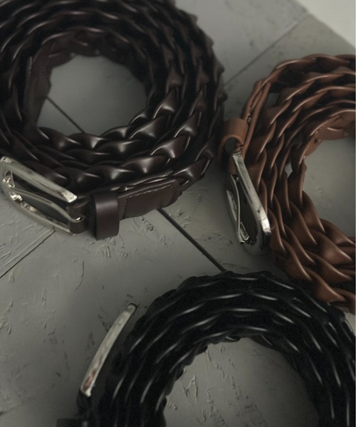 Burner（バーナー）の「【CHI SELECT】belt　ロング メッシュ ベルト chi-belt-00649（ベルト・メンズ・キャメル/ブラック/ダークブラウン/オリーブ系/ゴールド系その他2/ブラウン系その他/ホワイト系その他/レッド系その他/ライトグレー/ダークネイビー/シルバー系その他/ゴールド系その他・FREE）」の22枚目の写真