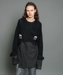 AULA AILA | ニットドッキングシャツ(シャツ/ブラウス)