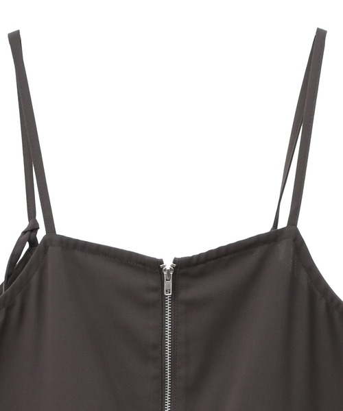 Green　Parks（グリーンパークス）の「ウエストリボンサロペット（サロペット/オーバーオール・レディース・グレー/ブラック・FREE）」の17枚目の写真