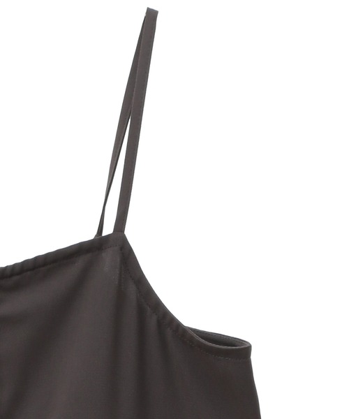 Green　Parks（グリーンパークス）の「ウエストリボンサロペット（サロペット/オーバーオール・レディース・グレー/ブラック・FREE）」の18枚目の写真