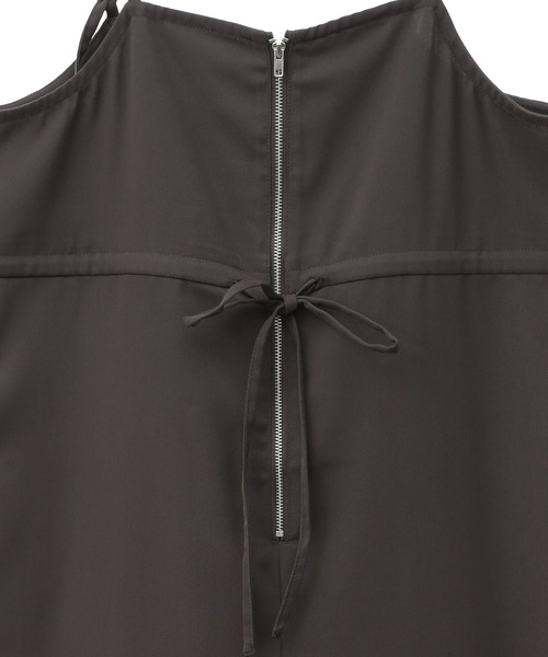 Green　Parks（グリーンパークス）の「ウエストリボンサロペット（サロペット/オーバーオール・レディース・グレー/ブラック・FREE）」の20枚目の写真
