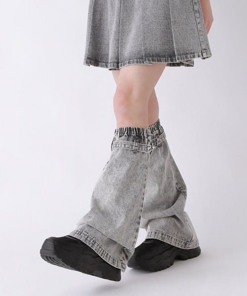 デニムルーズレッグカバー（レッグウォーマー）｜repipi armario
