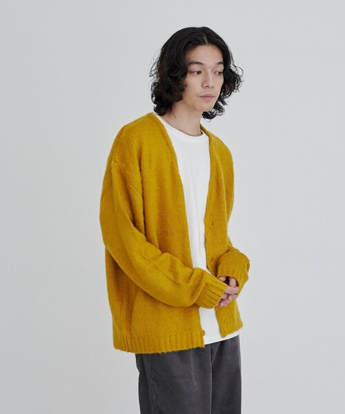 PENNEYS(ぺニーズ)の「Penneys(ぺニーズ)別注シャギーニットカーディガン(カーディガン/ボレロ・メンズ・ダークグレー/マスタード/ワインレッド/コバルトブルー・S/M/L/XL)」の9枚目の写真