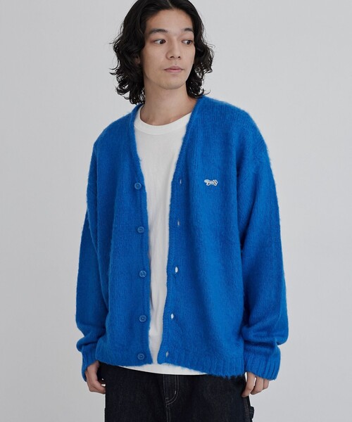 PENNEYS(ぺニーズ)の「Penneys(ぺニーズ)別注シャギーニットカーディガン(カーディガン/ボレロ・メンズ・ダークグレー/マスタード/ワインレッド/コバルトブルー・S/M/L/XL)」の13枚目の写真