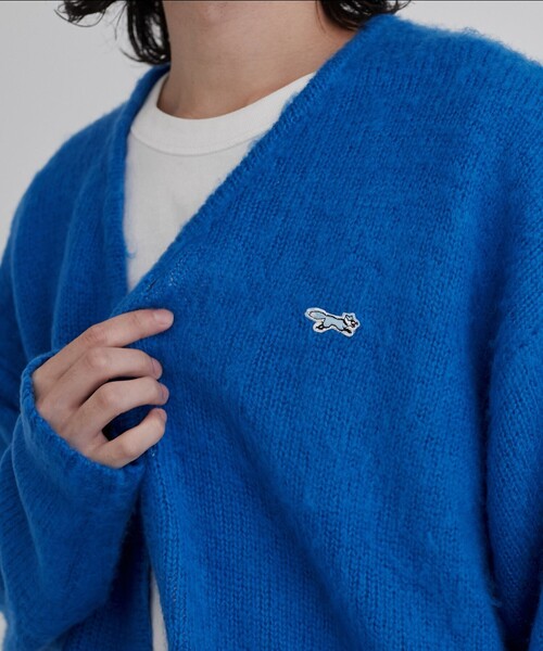 PENNEYS(ぺニーズ)の「Penneys(ぺニーズ)別注シャギーニットカーディガン(カーディガン/ボレロ・メンズ・ダークグレー/マスタード/ワインレッド/コバルトブルー・S/M/L/XL)」の14枚目の写真