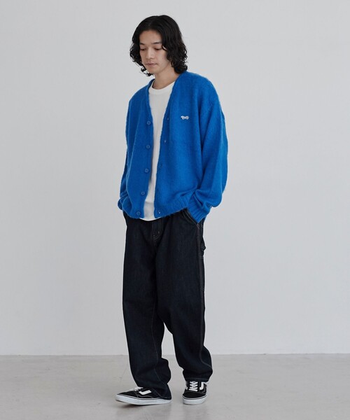 PENNEYS(ぺニーズ)の「Penneys(ぺニーズ)別注シャギーニットカーディガン(カーディガン/ボレロ・メンズ・ダークグレー/マスタード/ワインレッド/コバルトブルー・S/M/L/XL)」の19枚目の写真