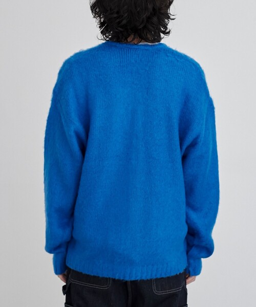 PENNEYS(ぺニーズ)の「Penneys(ぺニーズ)別注シャギーニットカーディガン(カーディガン/ボレロ・メンズ・ダークグレー/マスタード/ワインレッド/コバルトブルー・S/M/L/XL)」の22枚目の写真