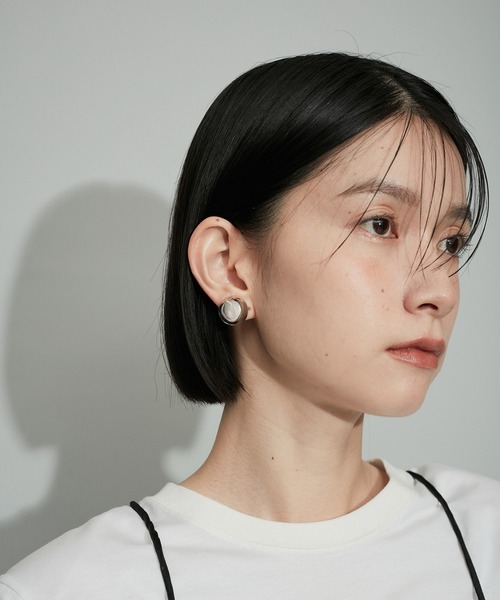 ADAM ET ROPE'（アダムエロペ）の「【WEB限定】ビッグドットピアス（ピアス（両耳用）・レディース・ゴールド/シルバー・FREE）」の6枚目の写真