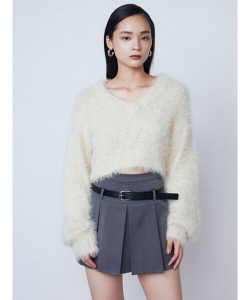 おまとめでお値下げ♡スコットクラブ購入 シャギーニット モチモチ ONCILY セーター ニット HEART MIX PATTERN SHAGGY KNIT