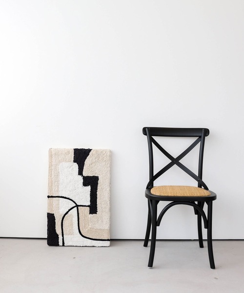 TIMELESS COMFORT（タイムレスコンフォート）の「beej（ビージ）Tuft wall art Cave（ポスター/アート・レディース・ベージュ×ブラック・ONE SIZE）」の2枚目の写真
